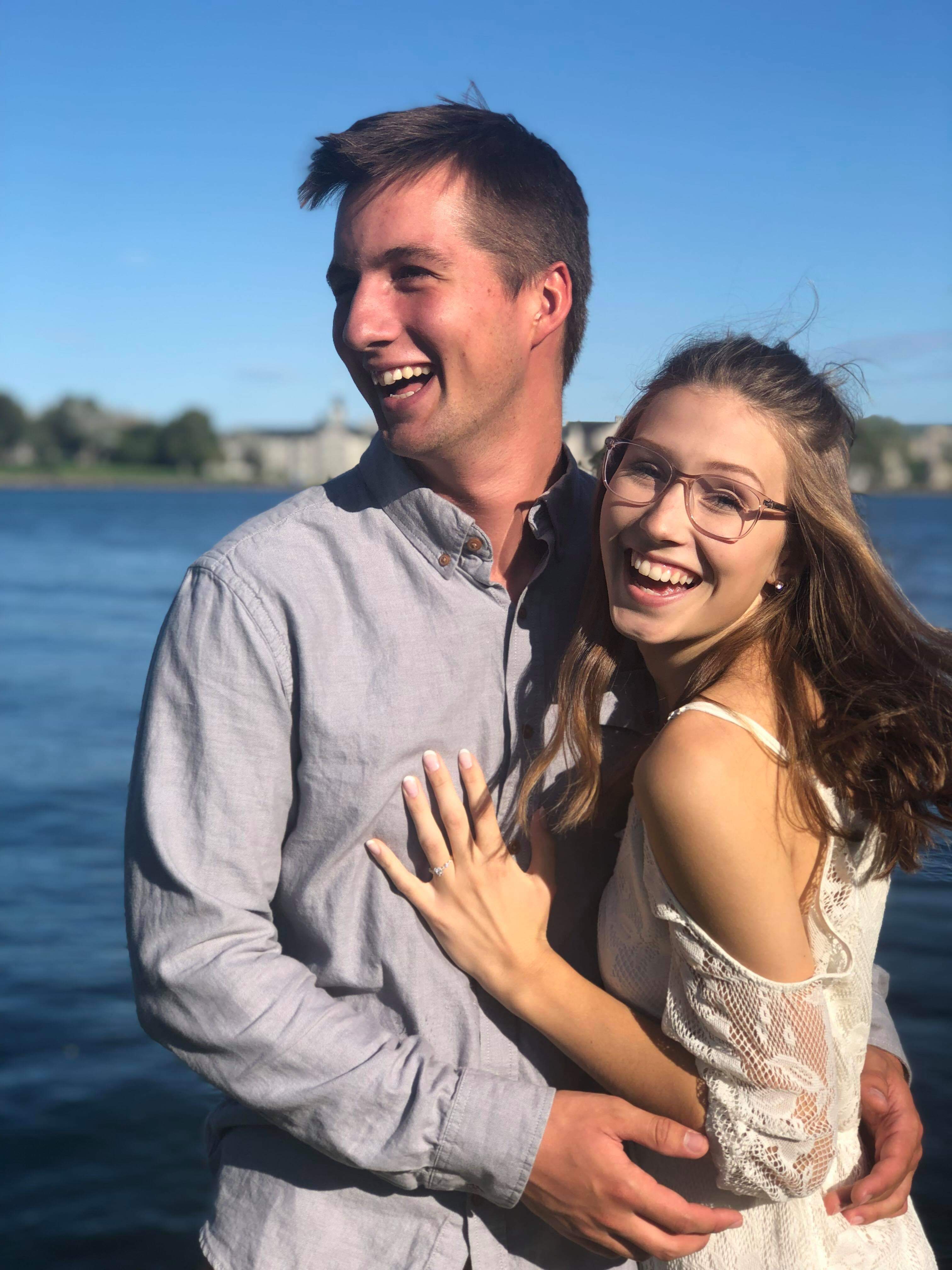 Ben and Madison Laughing