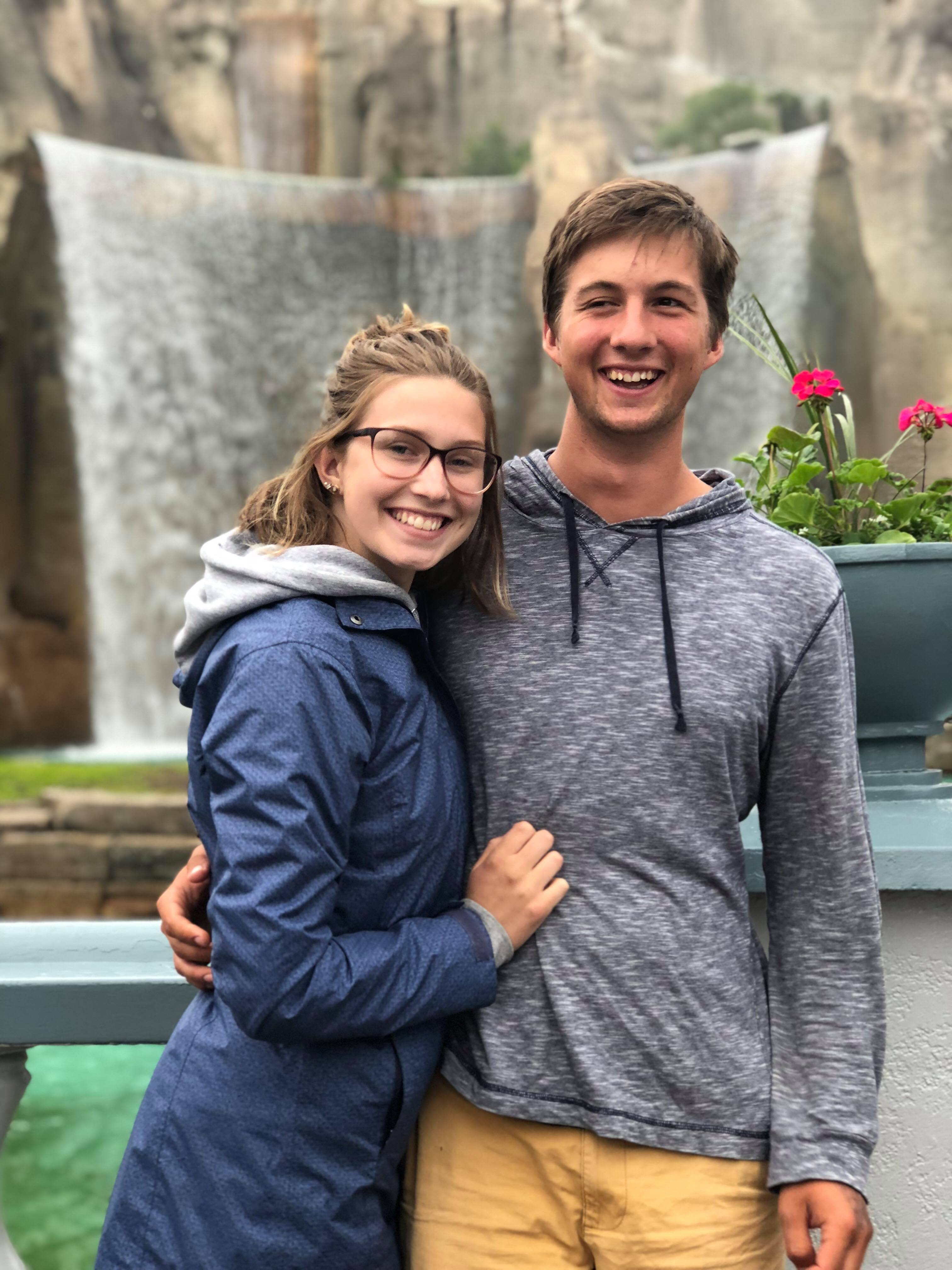 Ben and Madison at Wonderland